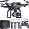 Bwine F7 GPS Drone: 4K Night Vision, 3-Axis Gimbal, 2-Mile Range, 75 Min Flight, Auto Return