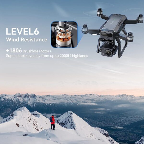 Bwine F7 GPS Drone: 4K Night Vision, 3-Axis Gimbal, 2-Mile Range, 75 Min Flight, Auto Return - Image 7