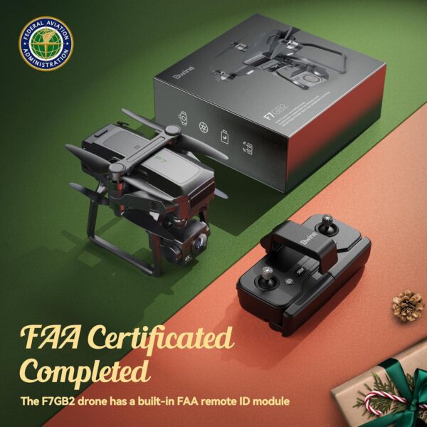 Bwine F7 GPS Drone: 4K Night Vision, 3-Axis Gimbal, 2-Mile Range, 75 Min Flight, Auto Return - Image 2