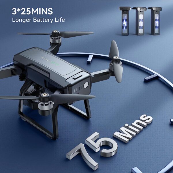 Bwine F7 GPS Drone: 4K Night Vision, 3-Axis Gimbal, 2-Mile Range, 75 Min Flight, Auto Return - Image 4