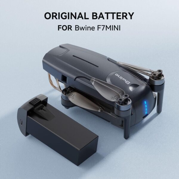 Bwine Original 7.6V 2100mAh Battery Drone Replacement F7MINI, High Premium Lithium Rechargeable with USB Charge Cable - Image 6