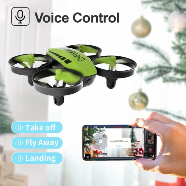 Cheerwing CW10 Mini Drone for Kids WiFi FPV with Camera, RC Gift Toy Boys and Girls Auto Hovering, Voice Control - Image 4