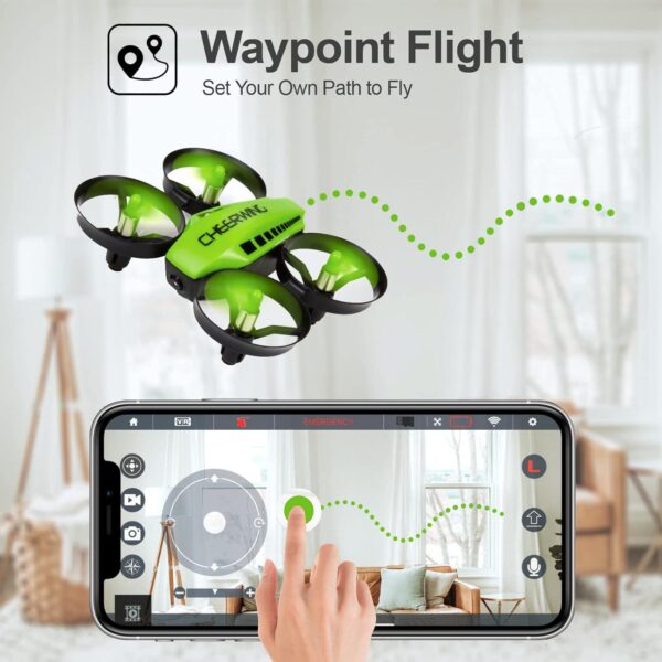 Cheerwing CW10 Mini Drone for Kids WiFi FPV with Camera, RC Gift Toy Boys and Girls Auto Hovering, Voice Control - Image 5