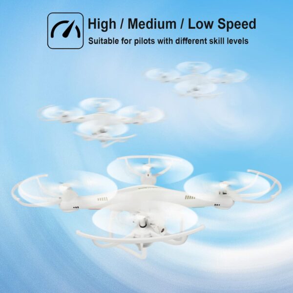 Cheerwing CW4 RC Drone with 720P HD Camera for Kids and Adults Quadcopter Auto Hovering - Image 6