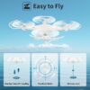Cheerwing CW4 RC Drone with 720P HD Camera for Kids and Adults Quadcopter Auto Hovering - Image 3