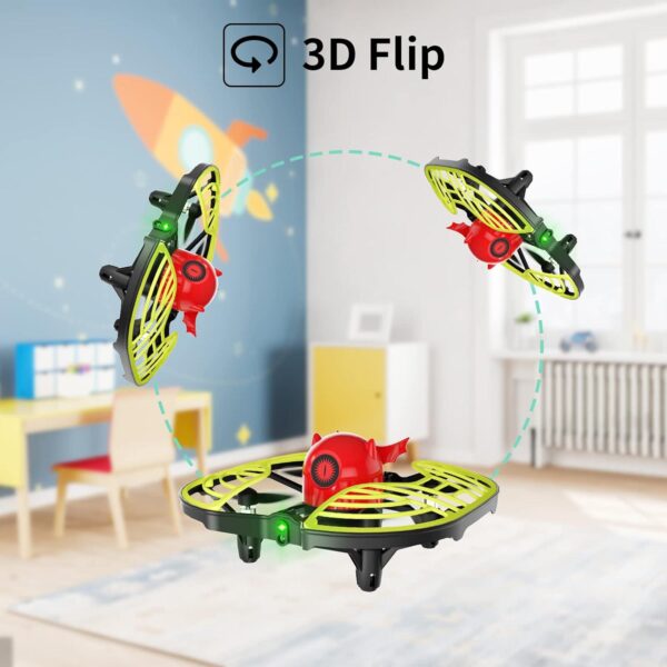 Cheerwing Mini Drone: Hand-Operated, Auto Hovering, 3D Flips - Perfect Gift for Kids - Image 4