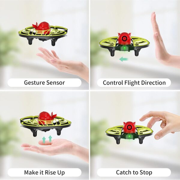 Cheerwing Mini Drone: Hand-Operated, Auto Hovering, 3D Flips - Perfect Gift for Kids - Image 3