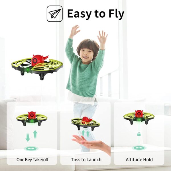 Cheerwing Mini Drone: Hand-Operated, Auto Hovering, 3D Flips - Perfect Gift for Kids - Image 2