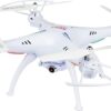 Cheerwing Syma X5SW-V3 WiFi FPV Drone 2.4Ghz 4CH 6-Axis Gyro RC Quadcopter with Camera, White