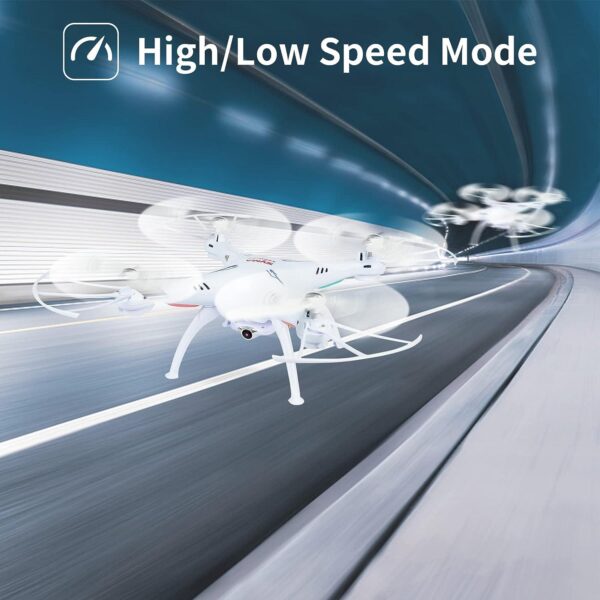 Cheerwing Syma X5SW-V3 WiFi FPV Drone 2.4Ghz 4CH 6-Axis Gyro RC Quadcopter with Camera, White - Image 6