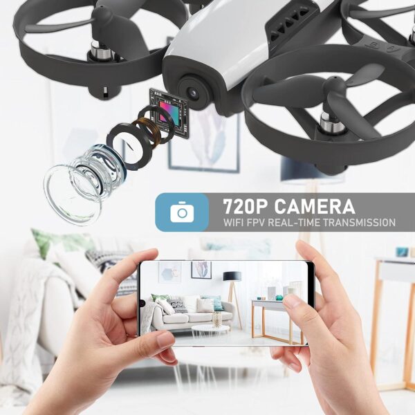 Cheerwing U61S Mini Drone with Camera: 720P HD, WiFi FPV, Altitude Hold - Includes 2 Batteries - Image 2