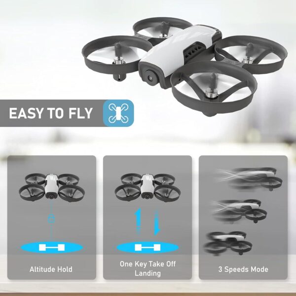 Cheerwing U61S Mini Drone with Camera: 720P HD, WiFi FPV, Altitude Hold - Includes 2 Batteries - Image 3