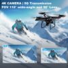 Cheerwing U88S GPS Drone with 4K Camera for Adults, 5G WiFi FPV Auto Return, Follow Me, Waypoint Fly, Voice Control - Image 2