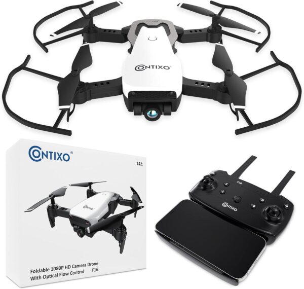 Contixo F16 FPV Drone: 2.4G RC Quadcopter for Kids and Beginners - 1080P HD Camera, Follow Me Mode, Gesture Control - Image 9