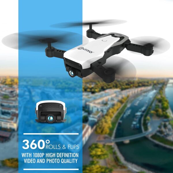 Contixo F16 FPV Drone: 2.4G RC Quadcopter for Kids and Beginners - 1080P HD Camera, Follow Me Mode, Gesture Control - Image 5