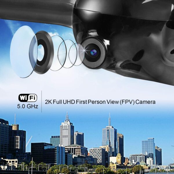 Contixo F18 2K FPV RC Drone: Brushless Motor, GPS, Follow Me - Perfect for Adults and Beginners - Image 2