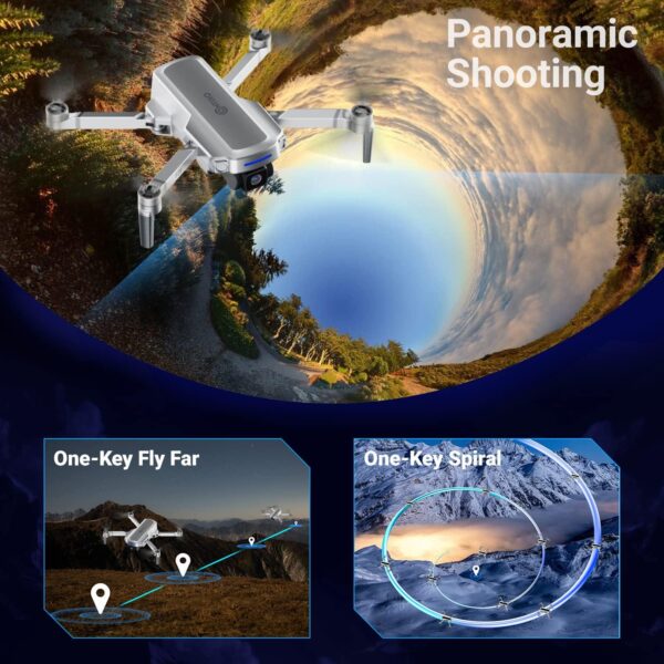 Contixo F28: Foldable FHD Camera Drone for Adults - GPS Control, Follow Me, Waypoint, Up to 25 Mins Flight, Carrying Case - Image 8