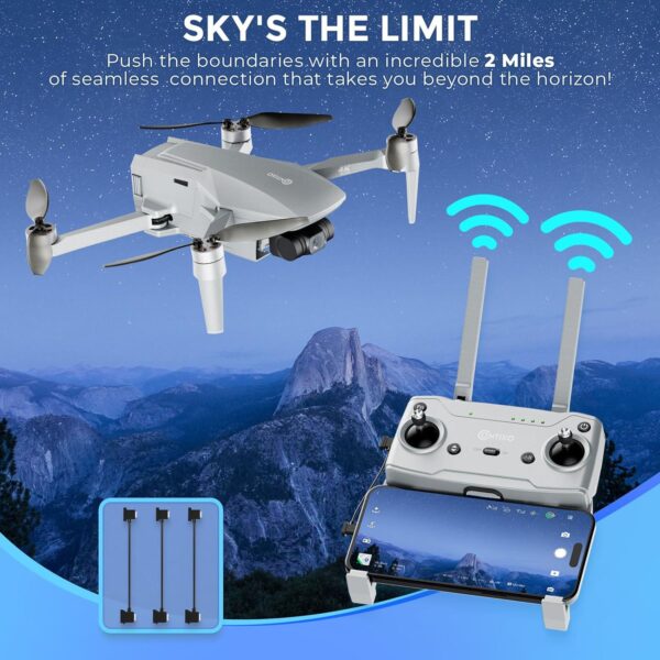Contixo F36 GPS Drone: 4K Camera, FPV Video, Follow Me - Perfect for Beginners, Long Range Transmission - Image 4