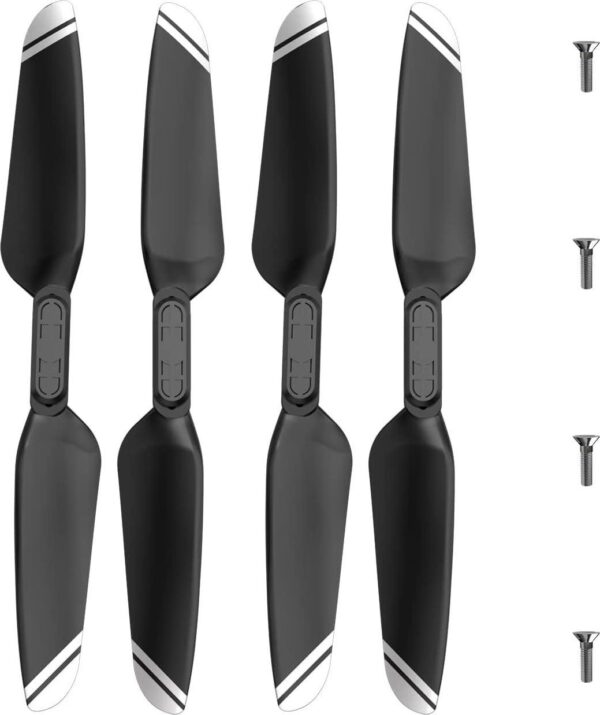 DEERC 4 Pieces Spare Propellers and Some Screws for D60 Drone