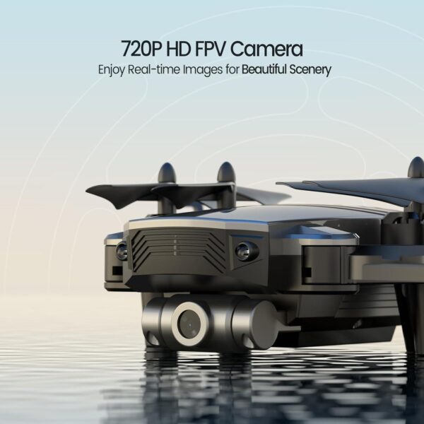 DEERC D20 Mini Drone: 720P HD FPV Camera, Altitude Hold, Headless Mode, One-Key Start, 3D Flips, 2 Batteries, Silver - Image 7
