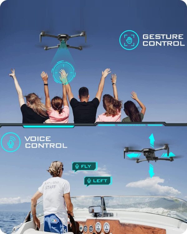 DEERC D60 Drone: 1080P HD Camera, FPV, Long Battery Life, Gravity Sensor, Foldable, Ideal for Beginners - Image 6