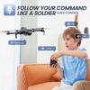 DEERC D70 Mini Drone: 720P HD FPV Camera, Foldable, 2 Batteries, One-Key Start, 360 Flip - Image 4