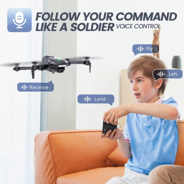 DEERC D70 Mini Drone: 720P HD FPV Camera, Foldable, 2 Batteries, One-Key Start, 360 Flip - Image 4