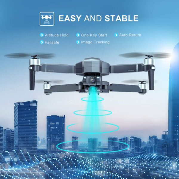 DEERC DE22 GPS Drone: 4K Camera, 2-axis Gimbal, EIS, 5G FPV, Auto Return, Follow Me, 52 Min Flight - Image 6