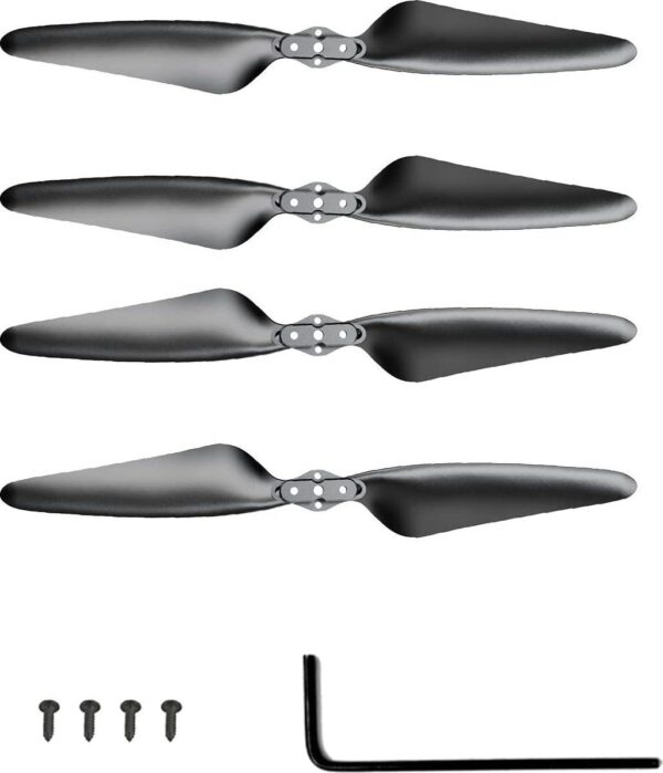 DEERC DE22 Spare Parts For Drone Include 4 Foldable Blades 12 screws