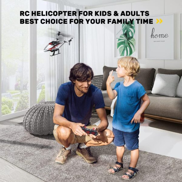 DEERC DE52 RC Helicopter: Altitude Hold, Storage Case, 2.4GHz, High/Low Speed, 2 Batteries for 24 Min Play - Image 9