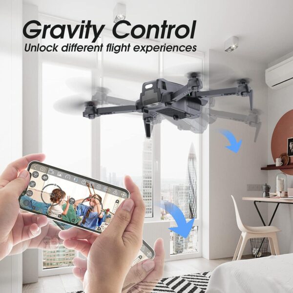 DEERC D70 Drone with 1080P HD Camera: Easy for Beginners, 2 Batteries, Auto Hover, Voice Control - Image 3
