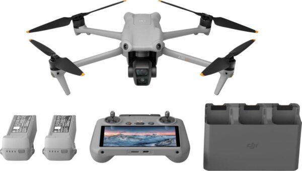 DJI Air 3 Fly More Combo with RC 2: 4K Camera, Dual Primary Cameras, 3 Batteries