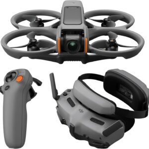DJI Avata 2 Fly More Combo: 4K FPV Drone, 1 Battery, Propeller Guard, Easy Flip/Roll