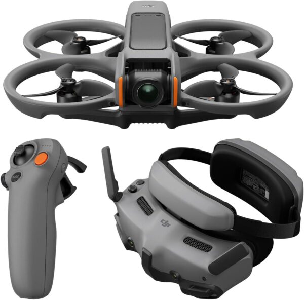 DJI Avata 2 Fly More Combo: 4K FPV Drone, 1 Battery, Propeller Guard, Easy Flip/Roll
