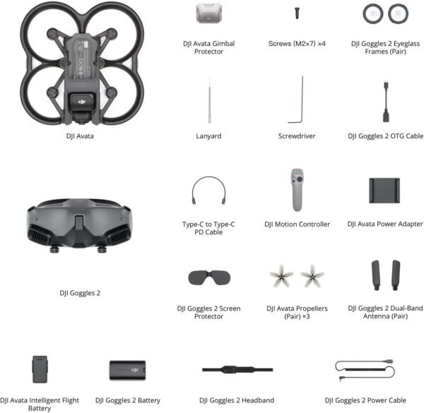 DJI Avata Pro-View Combo (DJI Goggles 2): First-Person Drone with 4K Video, Super-Wide FOV - Image 5