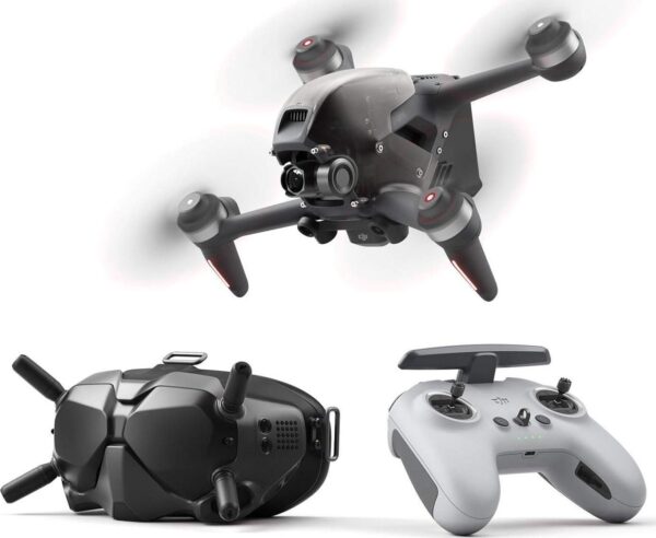 DJI FPV Drone Combo with Remote Controller and Goggles (Renewed)