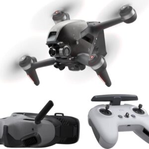 DJI FPV Explorer Combo (Goggles Integra): 4K/60fps, 10km Range, Emergency Brake, FAA Compliant