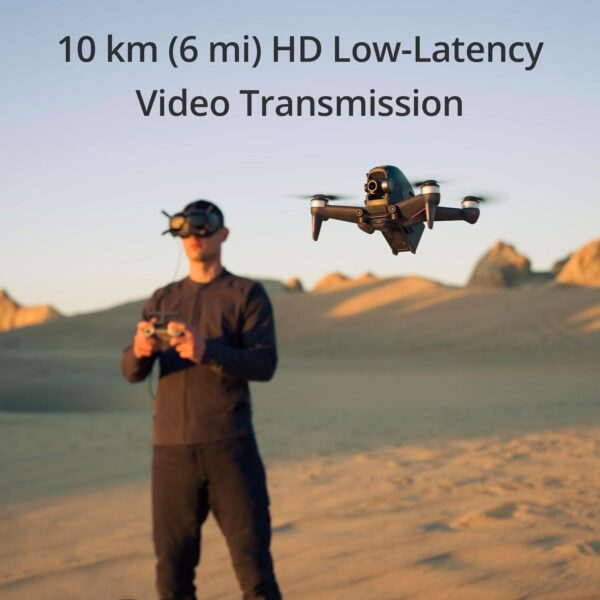 DJI FPV Explorer Combo (Goggles Integra): 4K/60fps, 10km Range, Emergency Brake, FAA Compliant - Image 4