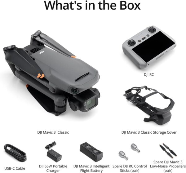 DJI Mavic 3 Classic (DJI RC): 5.1K Video, 46 Mins Flight, Omnidirectional Sensing - Image 5