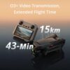 DJI Mavic 3 Pro with RC: Triple-Camera Drone, 4/3 CMOS Hasselblad, 43-Min Flight - Image 3