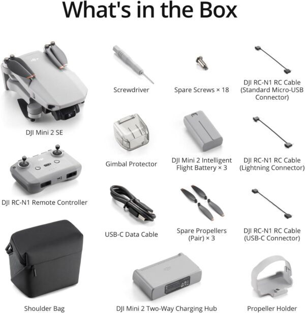 DJI Mini 2 SE Fly More Combo: 10km Video Transmission, 3 Batteries for 93 Mins Flight - Image 6