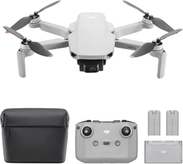 DJI Mini 2 SE Fly More Combo: 10km Video Transmission, 3 Batteries for 93 Mins Flight