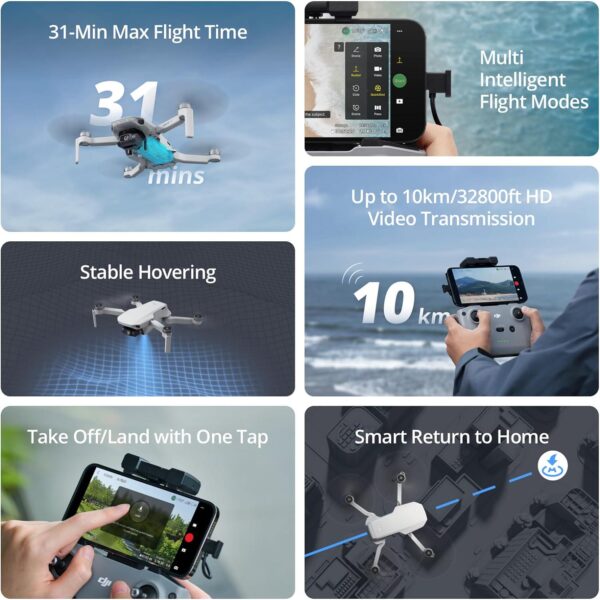 DJI Mini 2 SE Fly More Combo: 10km Video Transmission, 3 Batteries for 93 Mins Flight - Image 5