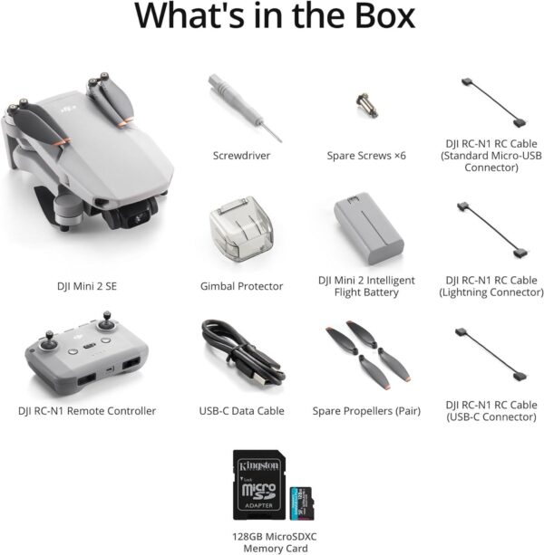 DJI Mini 2 SE Quadcopter Drone with 64GB Memory Card: Lightweight, 2.7K Video, 10km Transmission - Image 6