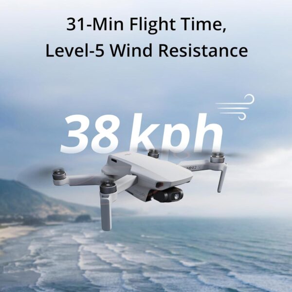 DJI Mini 2 SE Quadcopter Drone with 64GB Memory Card: Lightweight, 2.7K Video, 10km Transmission - Image 4