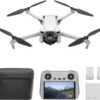 DJI Mini 3 Fly More Combo: 4K HDR Drone, 3 Batteries, 114-min Flight, 10km Range
