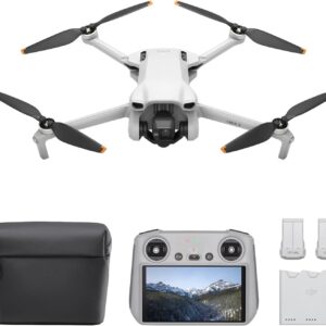 DJI Mini 3 Fly More Combo: 4K HDR Drone, 3 Batteries, 114-min Flight, 10km Range