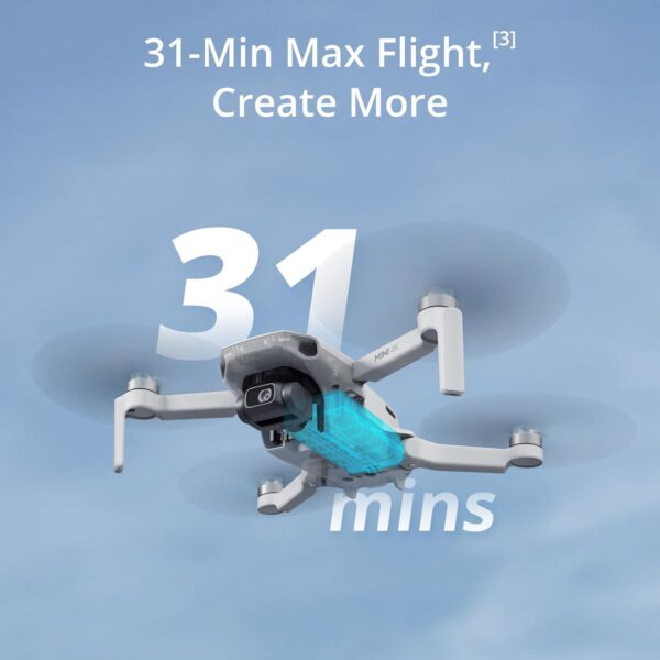 DJI Mini 4K Drone: 4K UHD, 3-Axis, 10km Transmission, 31-min Flight, Auto Return - Image 5