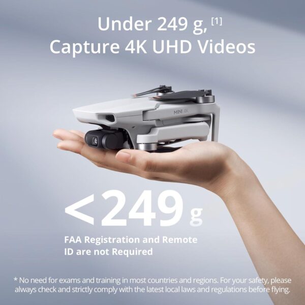 DJI Mini 4K Drone: 4K UHD, 3-Axis, 10km Transmission, 31-min Flight, Auto Return - Image 2