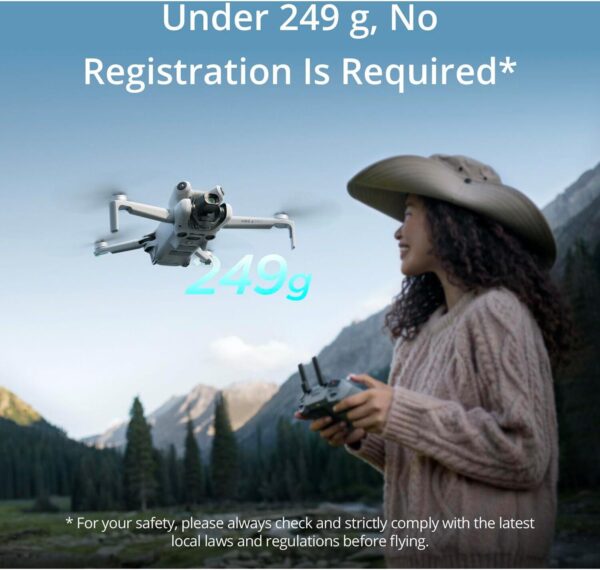 DJI Mini 4 Pro Fly More Combo with RC 2 (Screen Remote): 4K Video, Under 249g, 34 Mins Flight - Image 2